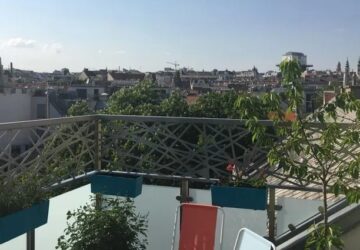 Penthouse apartment near Naschmarkt, absolutely quiet courtyard area in the 5th district of Vienna